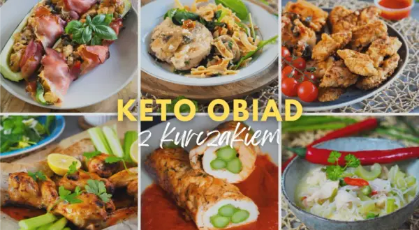 Keto obiady z kurczakiem: faszerowana cukinia, skrzydełka, rolada z szparagami i inne pyszne przepisy.